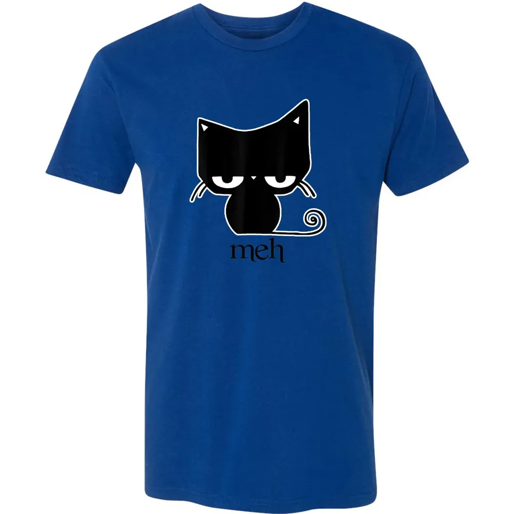 Cat funny  Meh Black Cat Premium Unisex T-shirt - 10