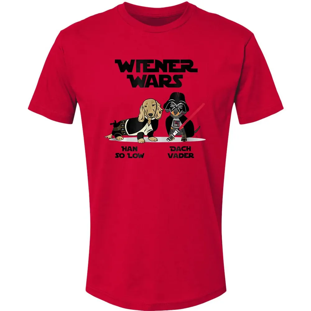 Wiener Wars Funny Dachshund Premium Unisex T-shirt - 6