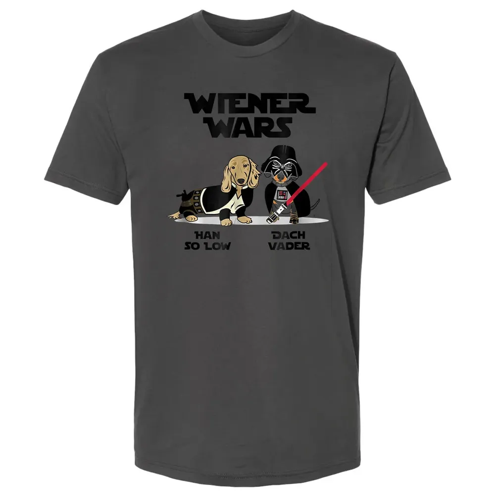 Wiener Wars Funny Dachshund Premium Unisex T-shirt - 8