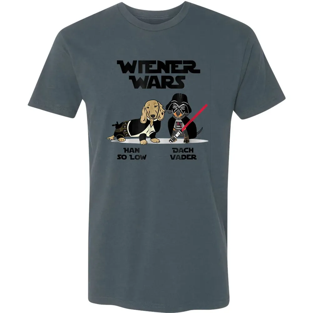 Wiener Wars Funny Dachshund Premium Unisex T-shirt - 14