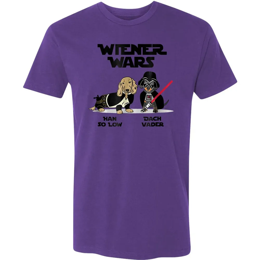 Wiener Wars Funny Dachshund Premium Unisex T-shirt - 7