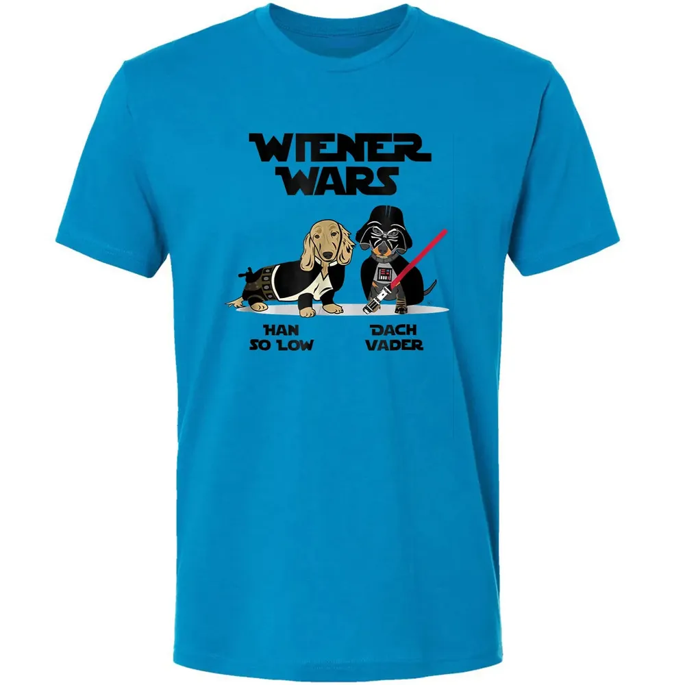 Wiener Wars Funny Dachshund Premium Unisex T-shirt - 4
