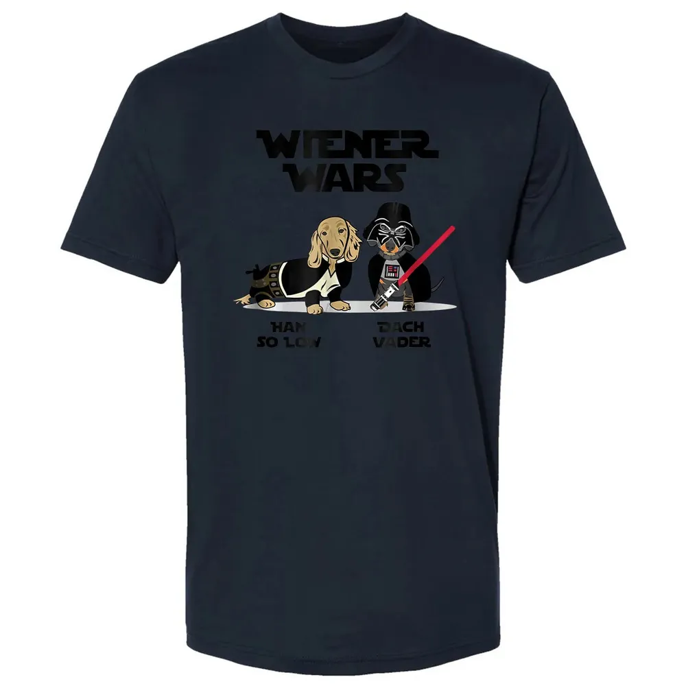 Wiener Wars Funny Dachshund Premium Unisex T-shirt - 13