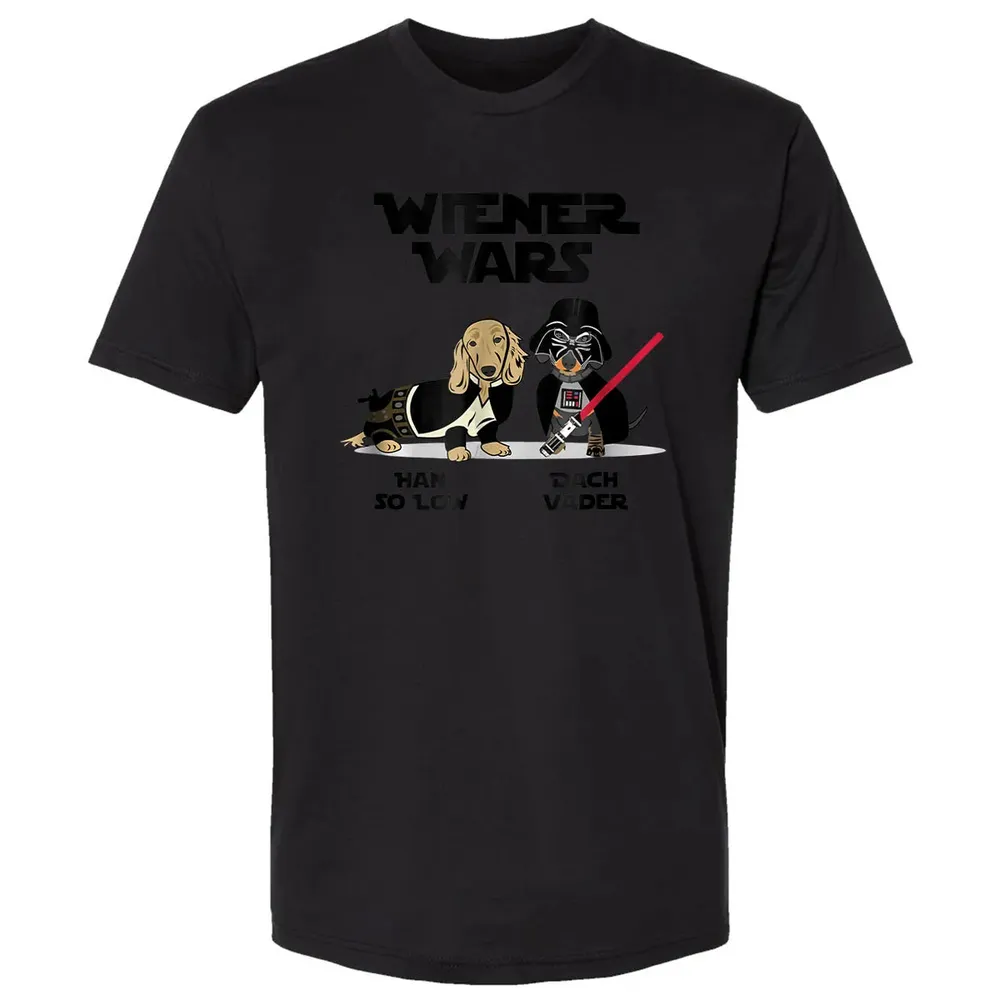Wiener Wars Funny Dachshund Premium Unisex T-shirt - 15