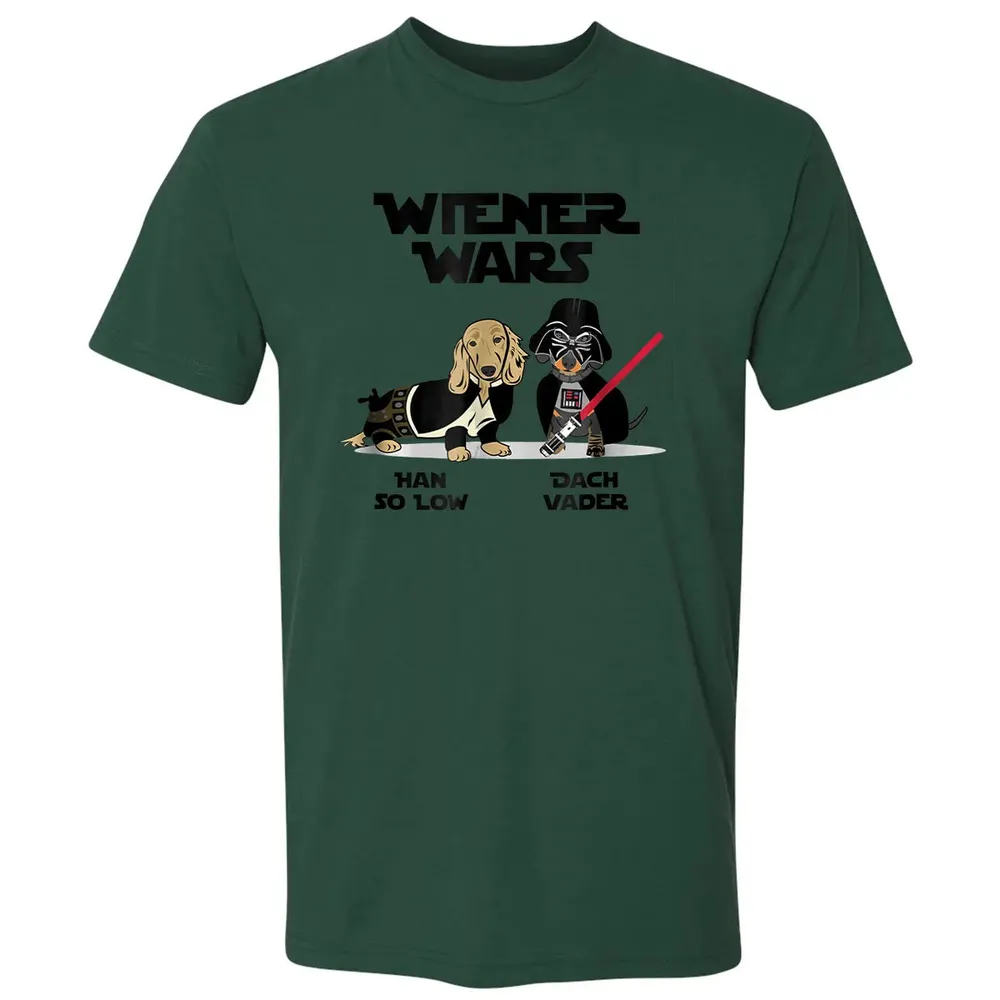 Wiener Wars Funny Dachshund Premium Unisex T-shirt - 12
