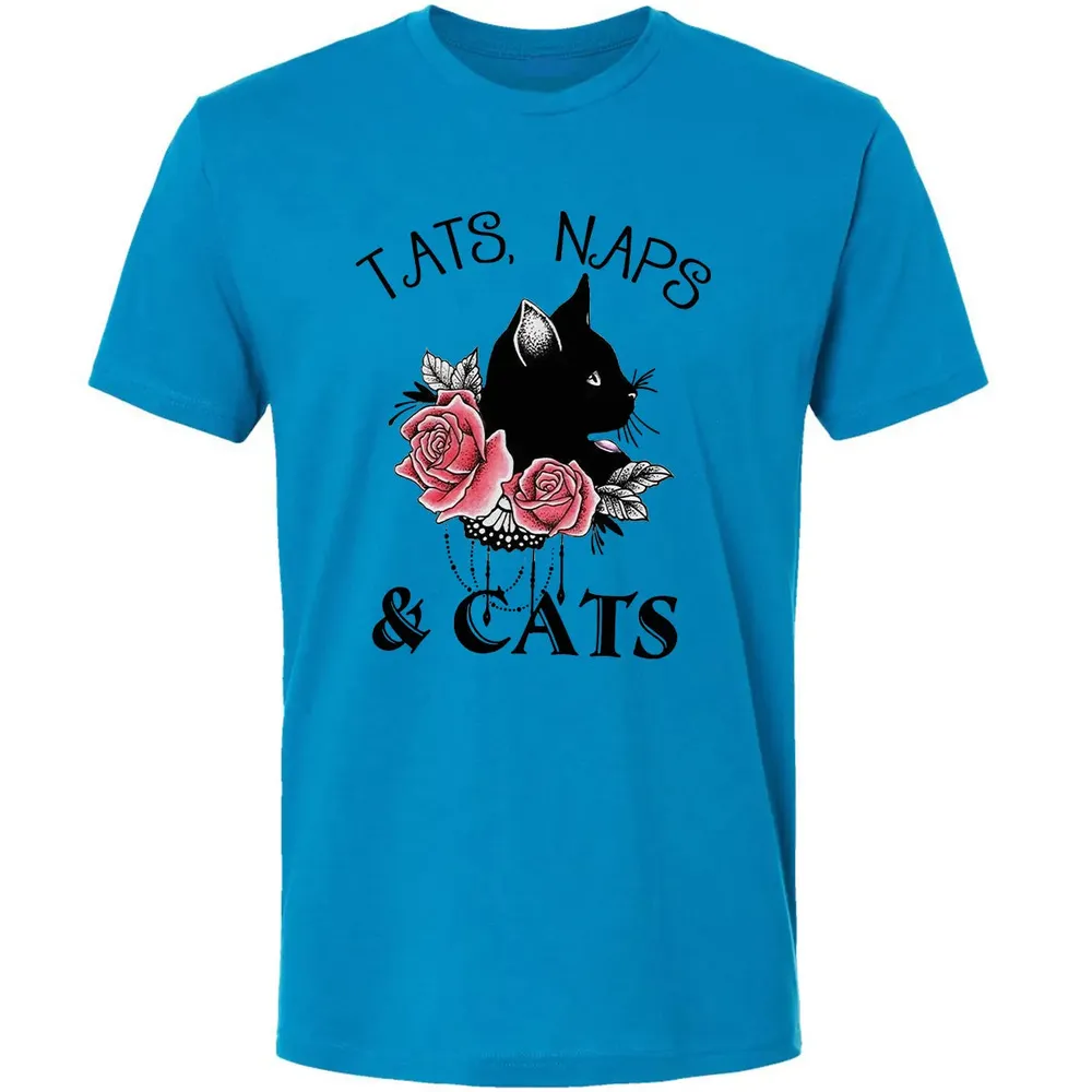 Tats, Naps & Cats Premium Unisex T-shirt - 4