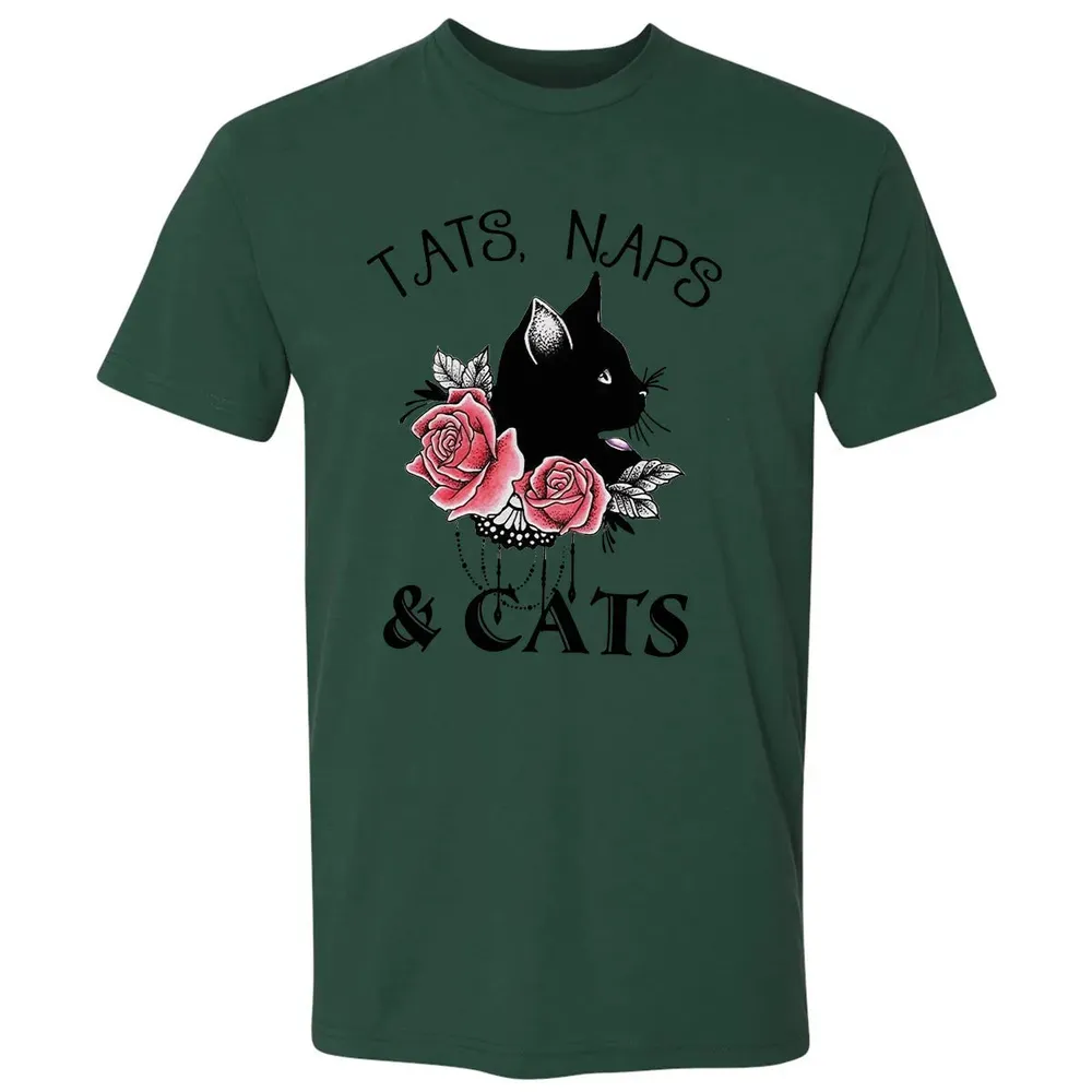 Tats, Naps & Cats Premium Unisex T-shirt - 12