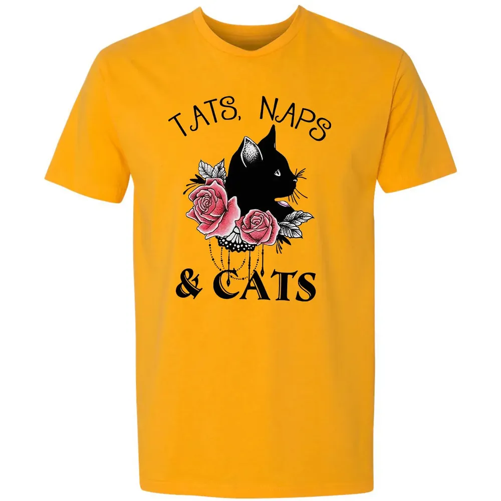 Tats, Naps & Cats Premium Unisex T-shirt - 11