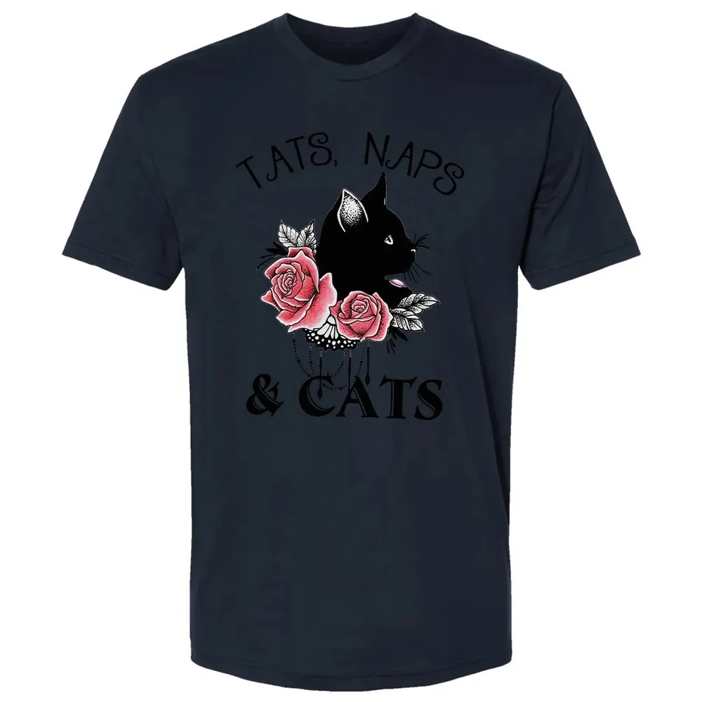 Tats, Naps & Cats Premium Unisex T-shirt - 13