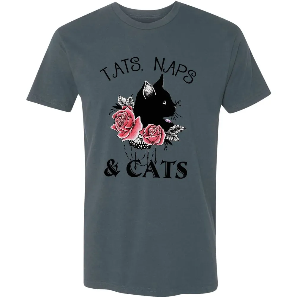 Tats, Naps & Cats Premium Unisex T-shirt - 14