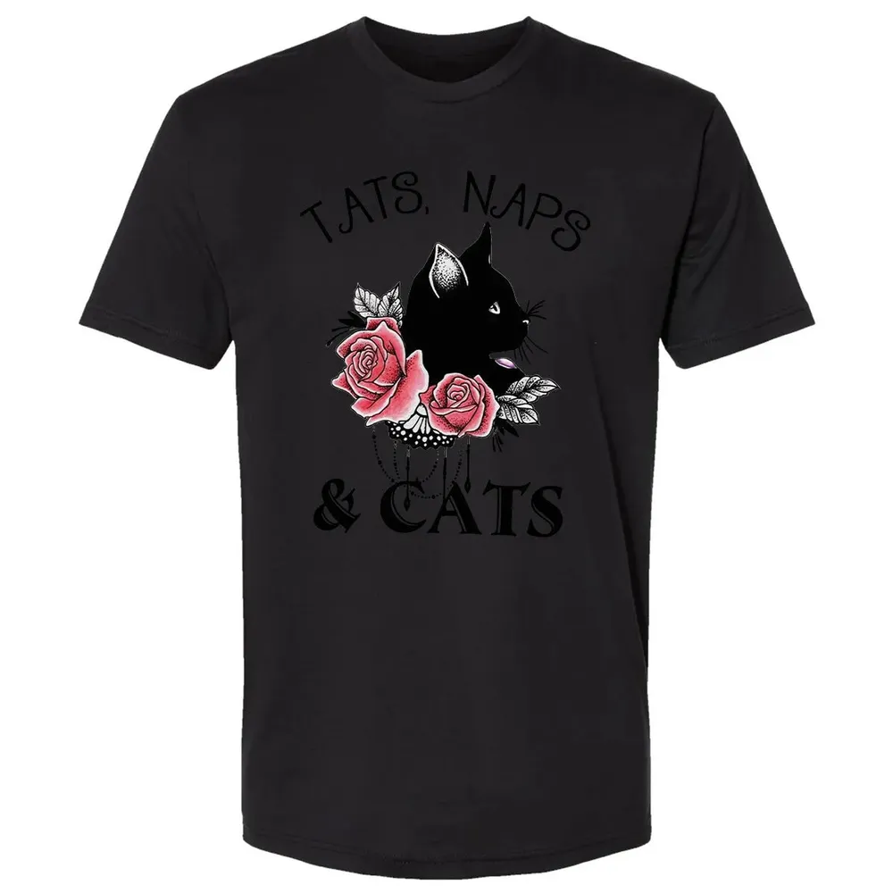Tats, Naps & Cats Premium Unisex T-shirt - 15