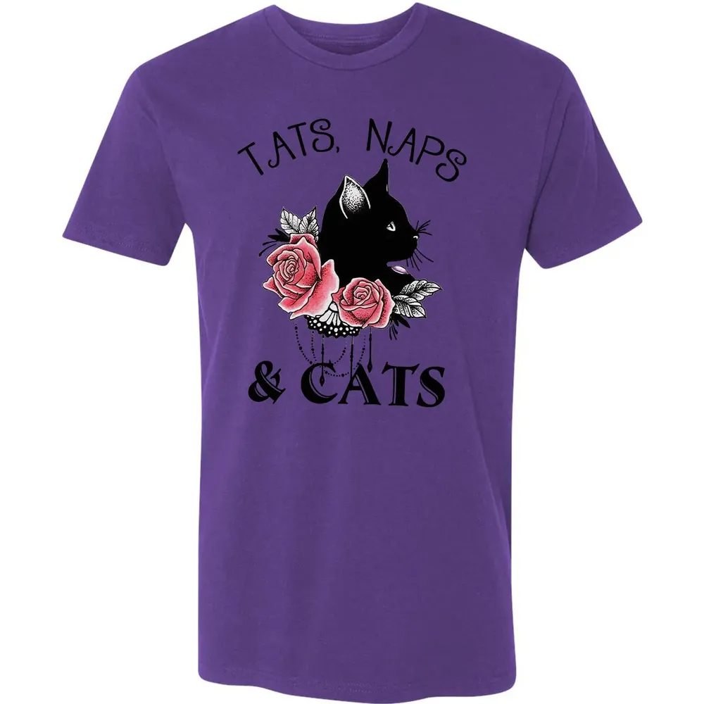 Tats, Naps & Cats Premium Unisex T-shirt - 7