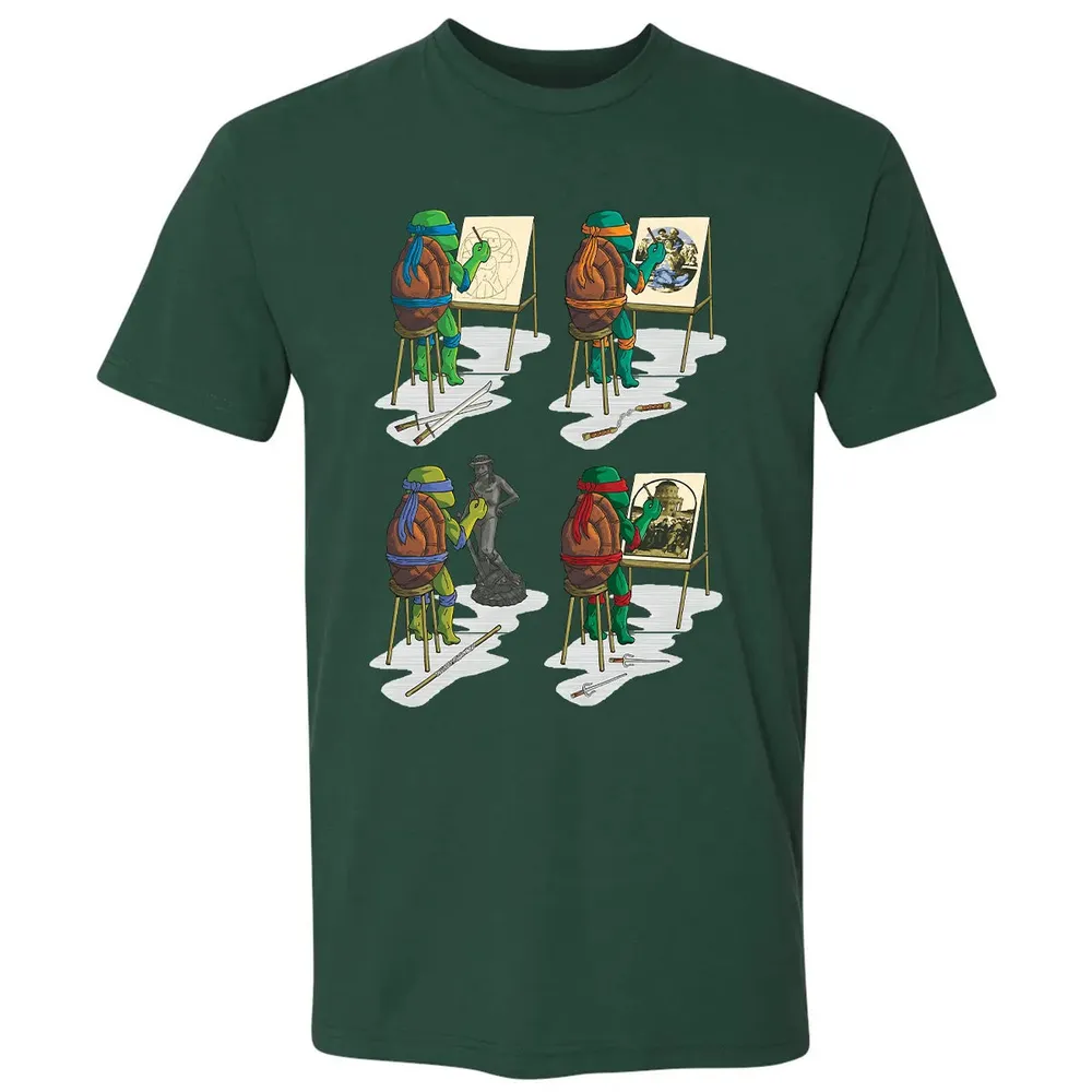 Turtle Art Premium Unisex T-shirt - 12