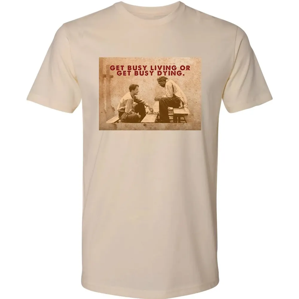 Get busy living or get busy dying Premium Unisex T-shirt - 2