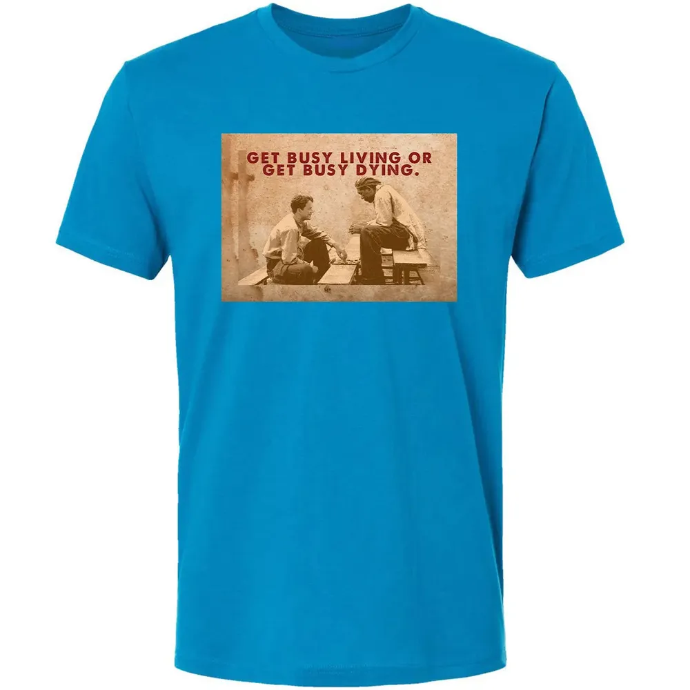 Get busy living or get busy dying Premium Unisex T-shirt - 4