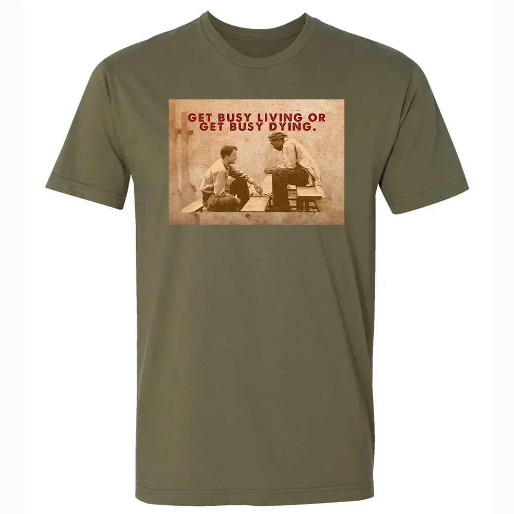 Get busy living or get busy dying Premium Unisex T-shirt - 5
