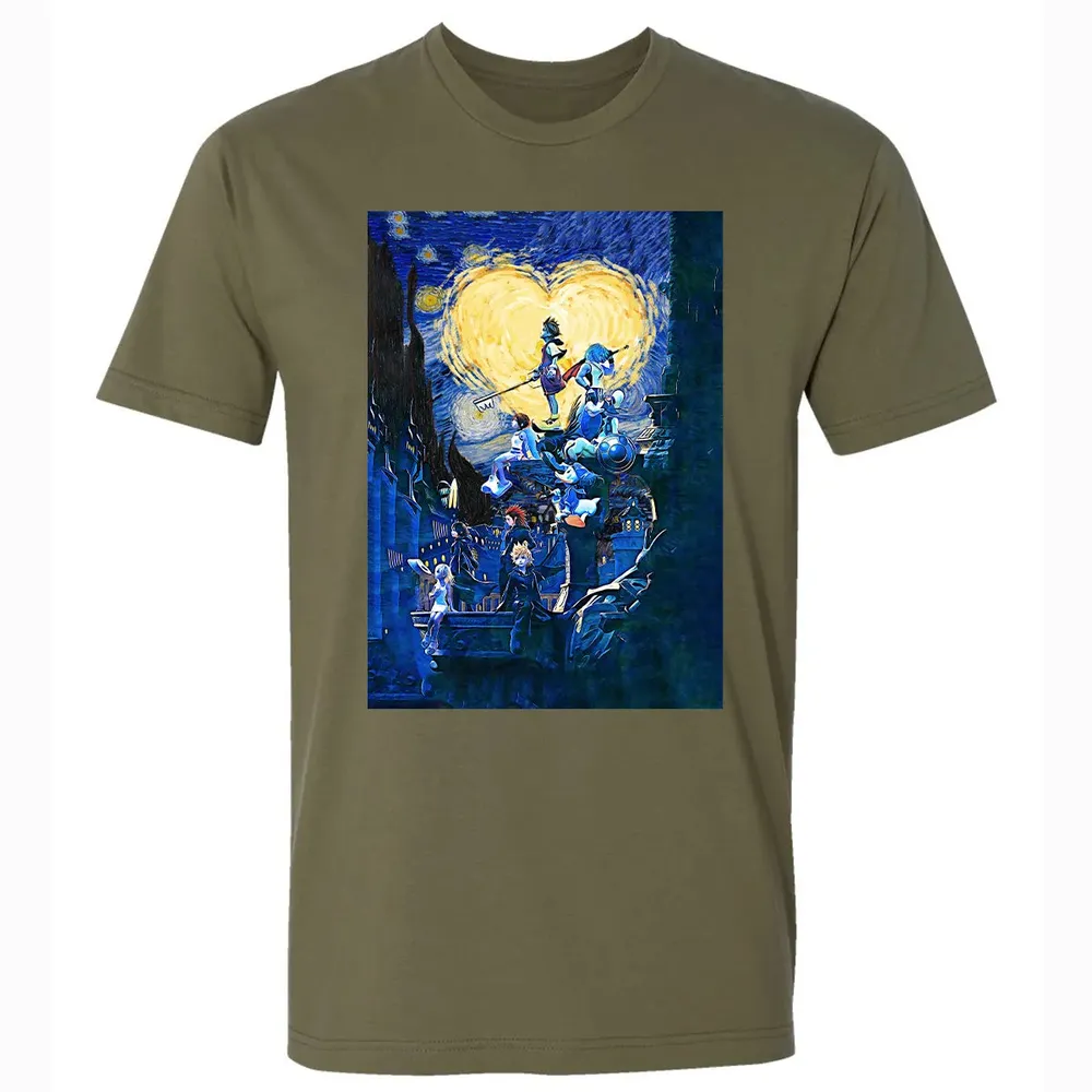 KDHearts Starry Night Premium Unisex T-shirt - 5
