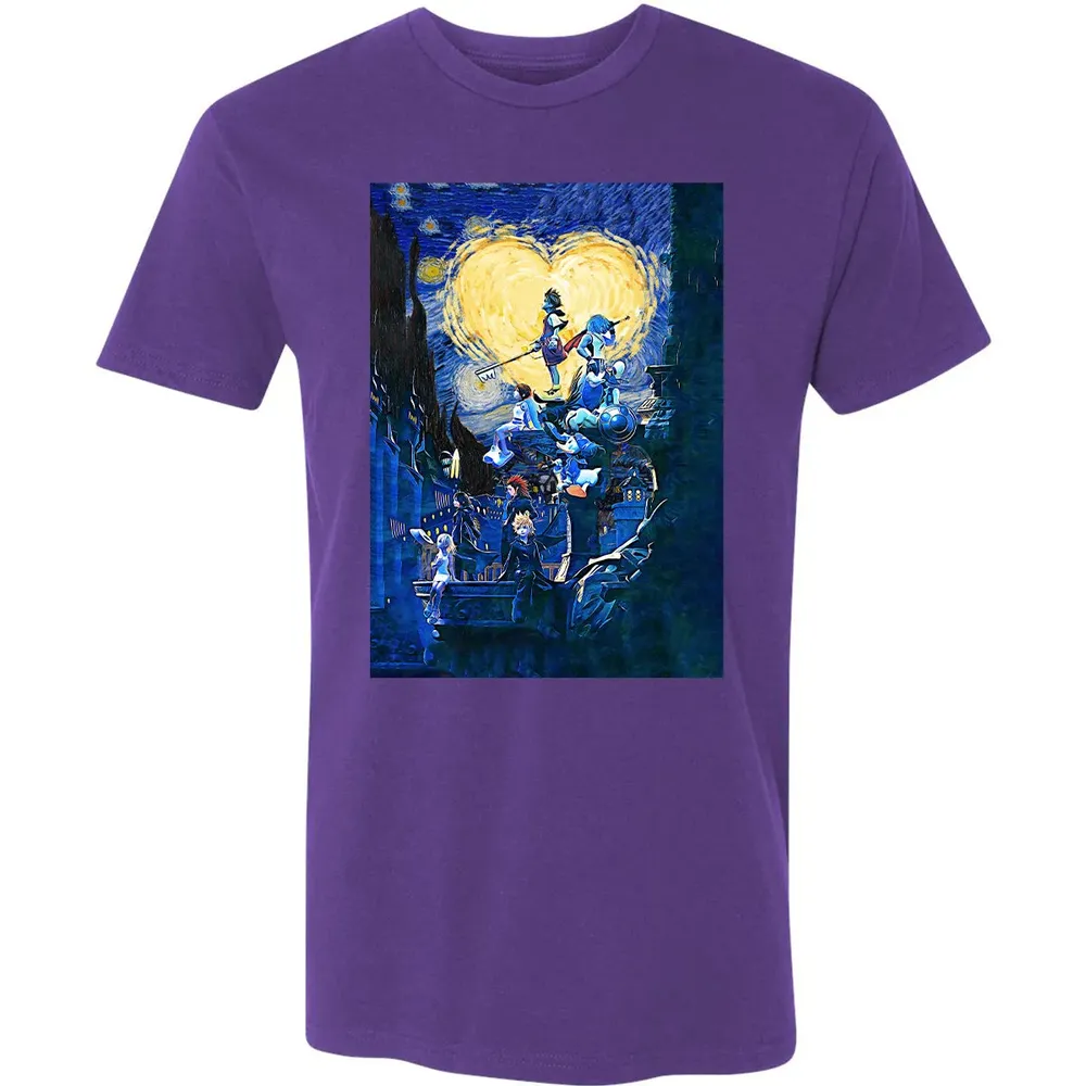 KDHearts Starry Night Premium Unisex T-shirt - 7