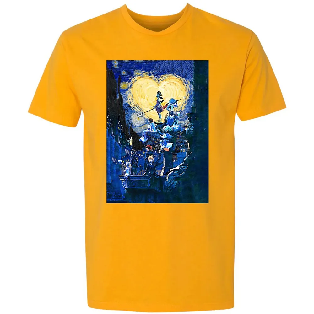 KDHearts Starry Night Premium Unisex T-shirt - 11