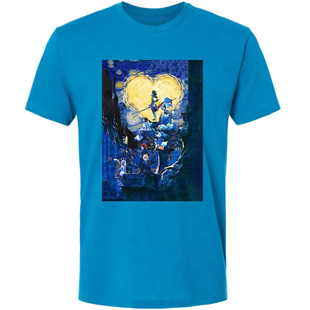 KDHearts Starry Night Premium Unisex T-shirt - 4
