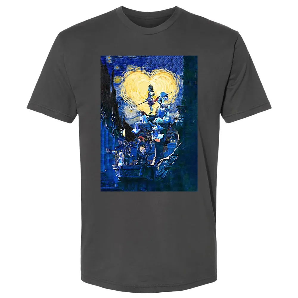 KDHearts Starry Night Premium Unisex T-shirt - 8