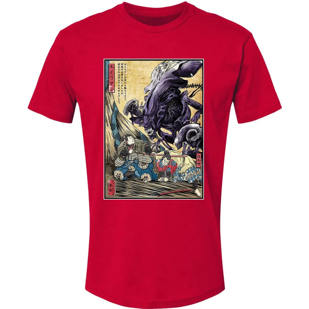 Aliens in Japan Premium Unisex T-shirt - 6