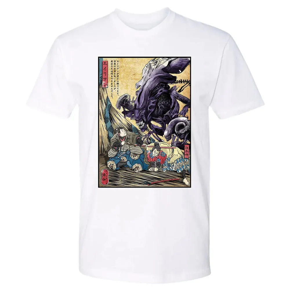 Aliens in Japan Premium Unisex T-shirt - 4