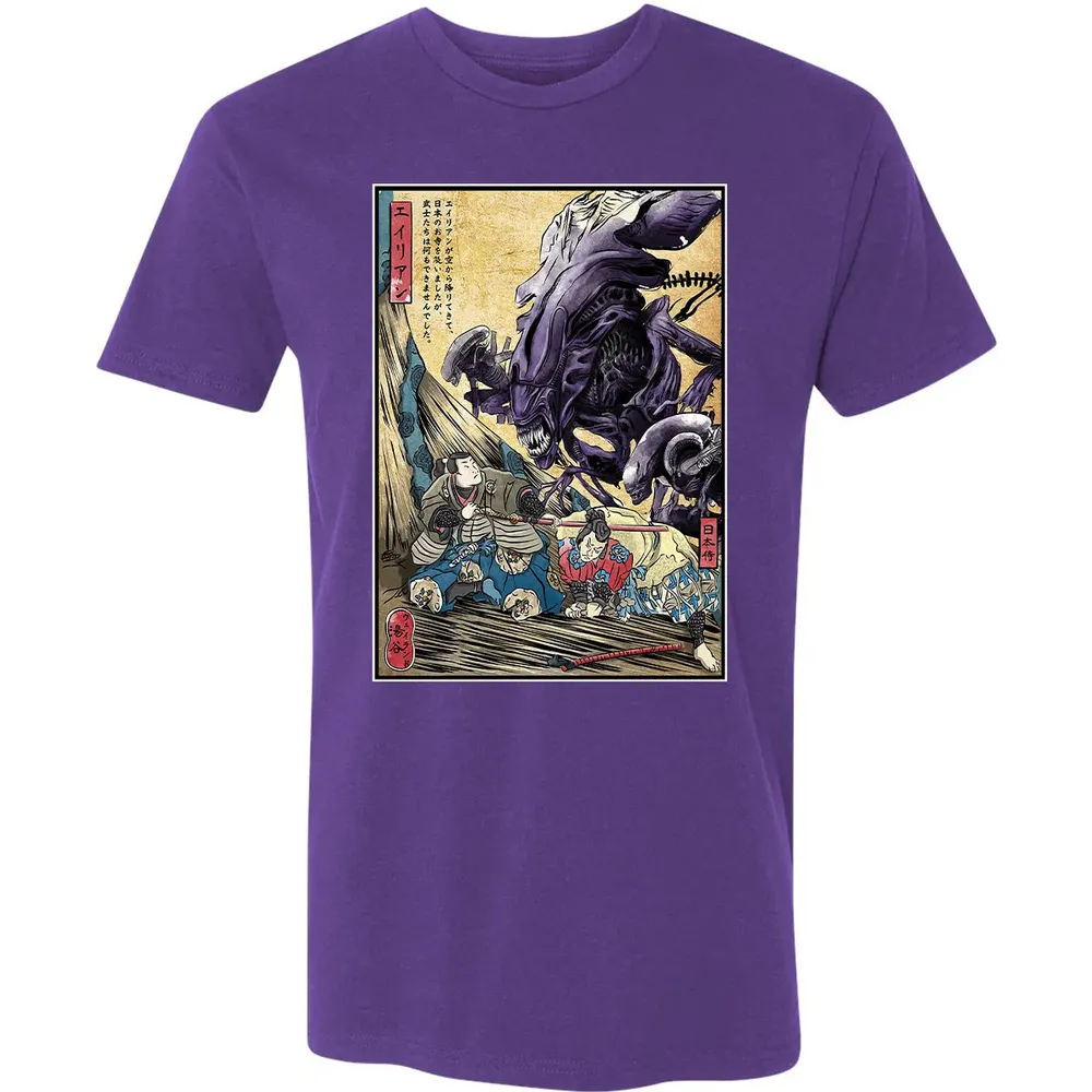 Aliens in Japan Premium Unisex T-shirt - 7