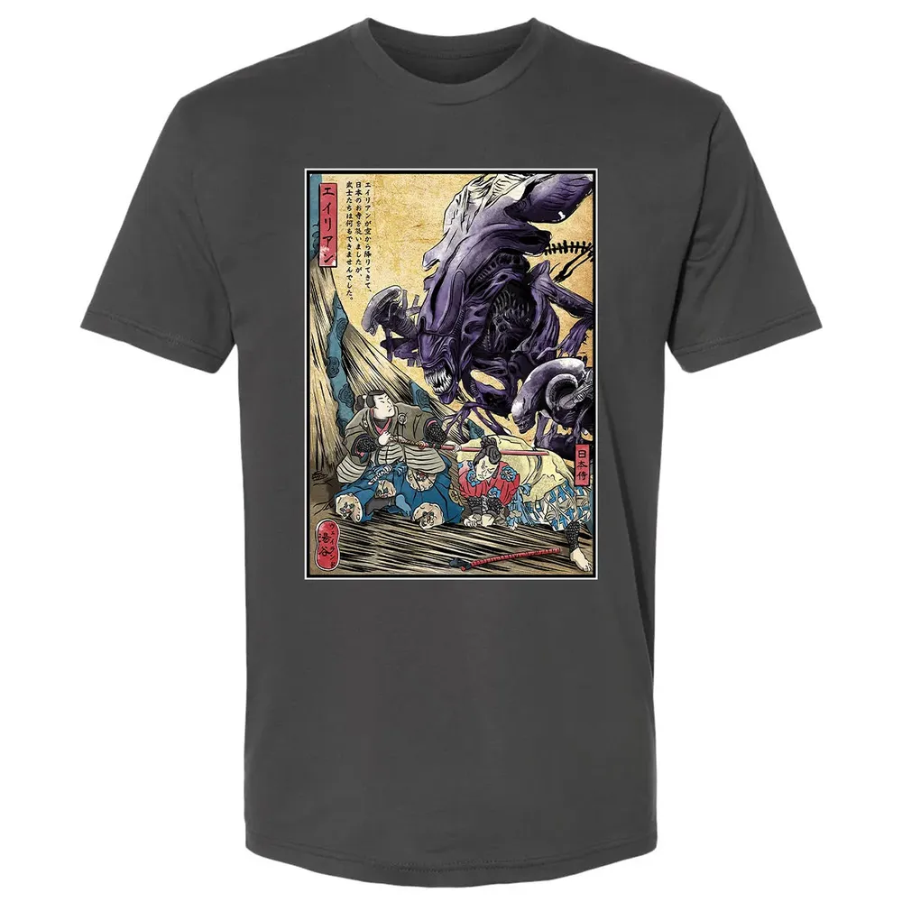 Aliens in Japan Premium Unisex T-shirt - 8