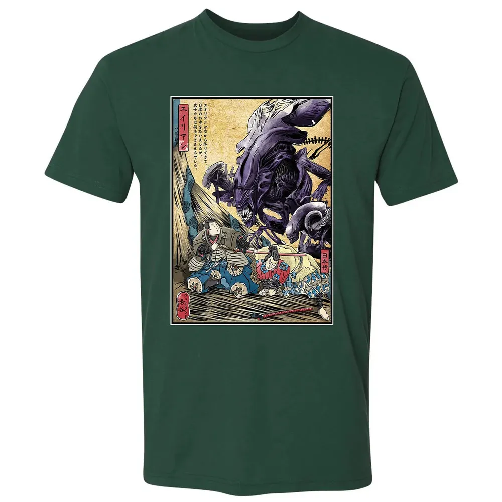 Aliens in Japan Premium Unisex T-shirt - 12