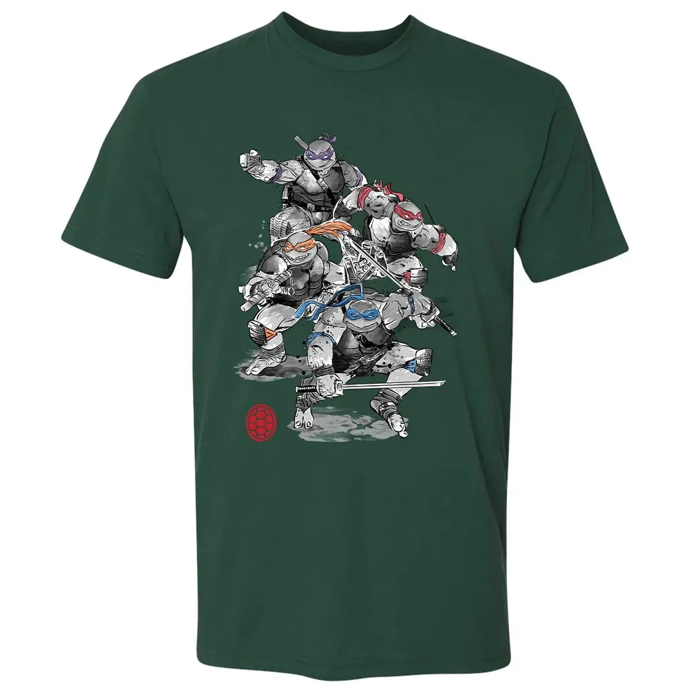 TMNT Sumi-E Premium Unisex T-shirt - 12