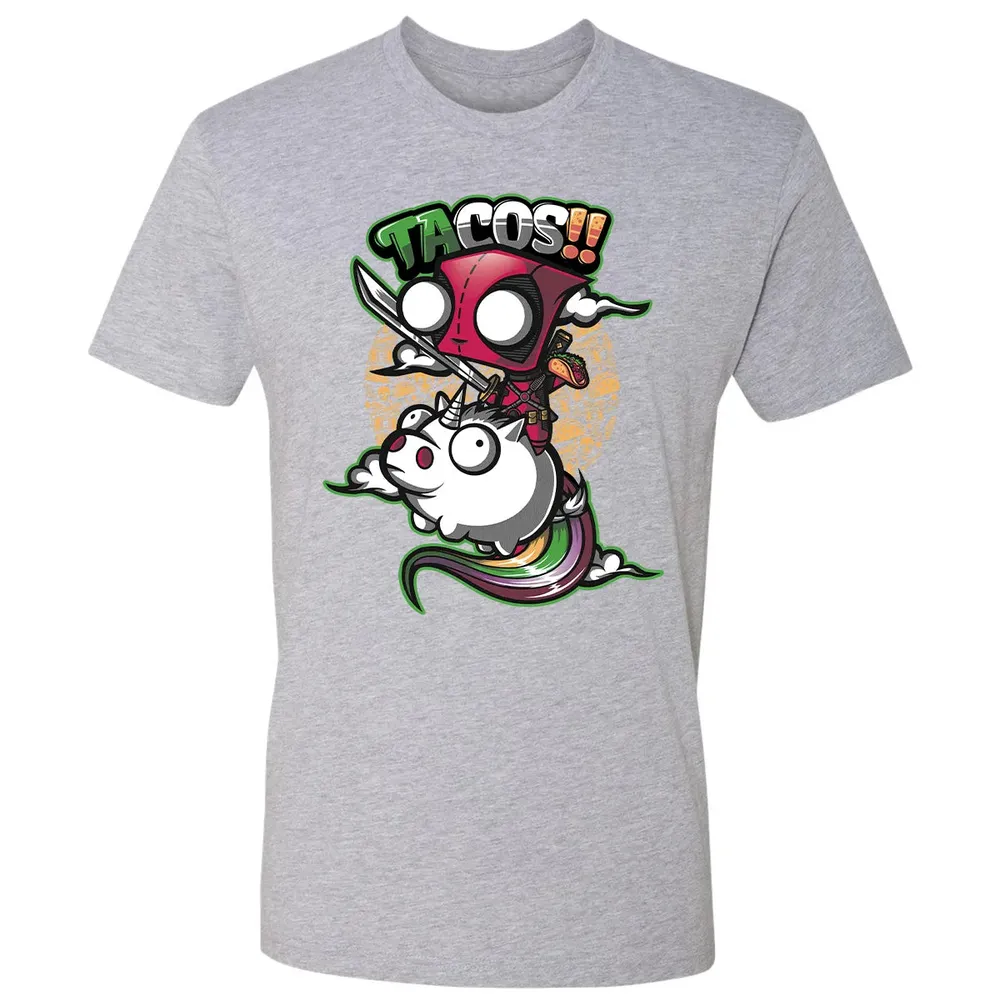 Tacos and Unicorn Premium Unisex T-shirt - 9