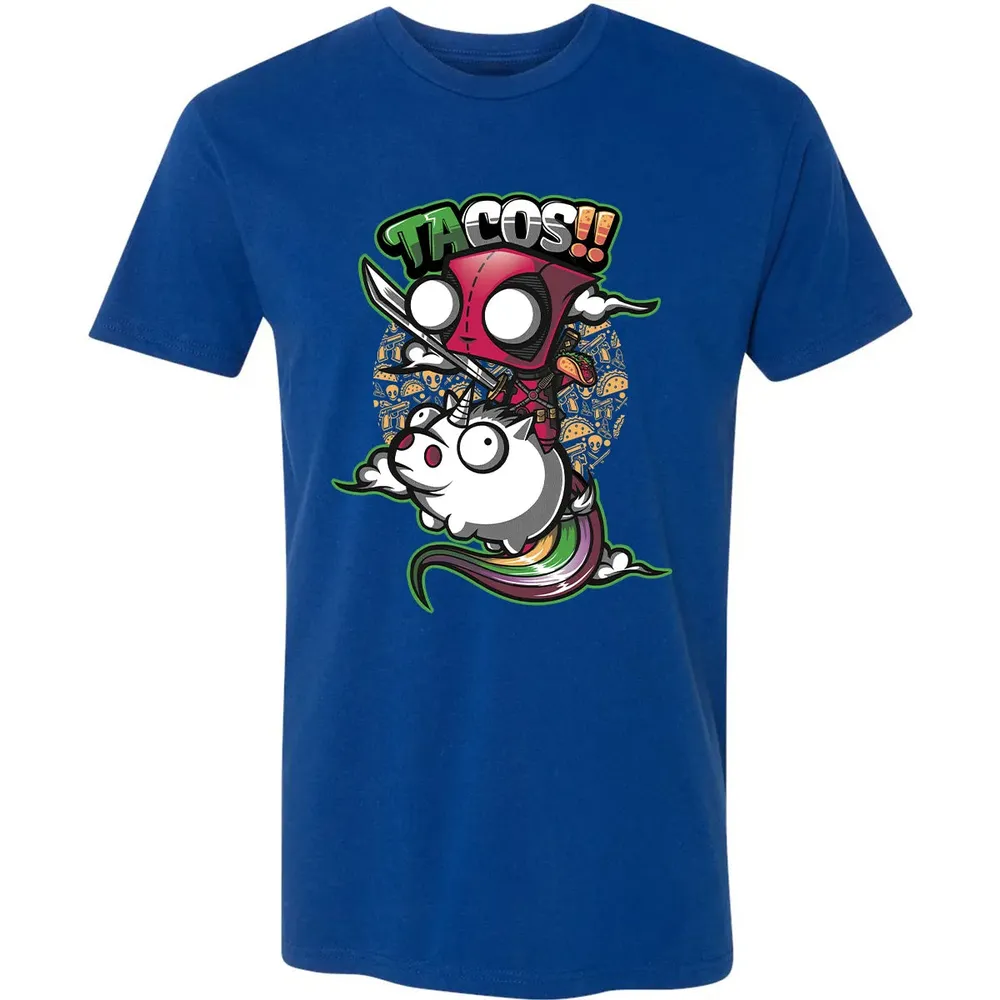 Tacos and Unicorn Premium Unisex T-shirt - 10