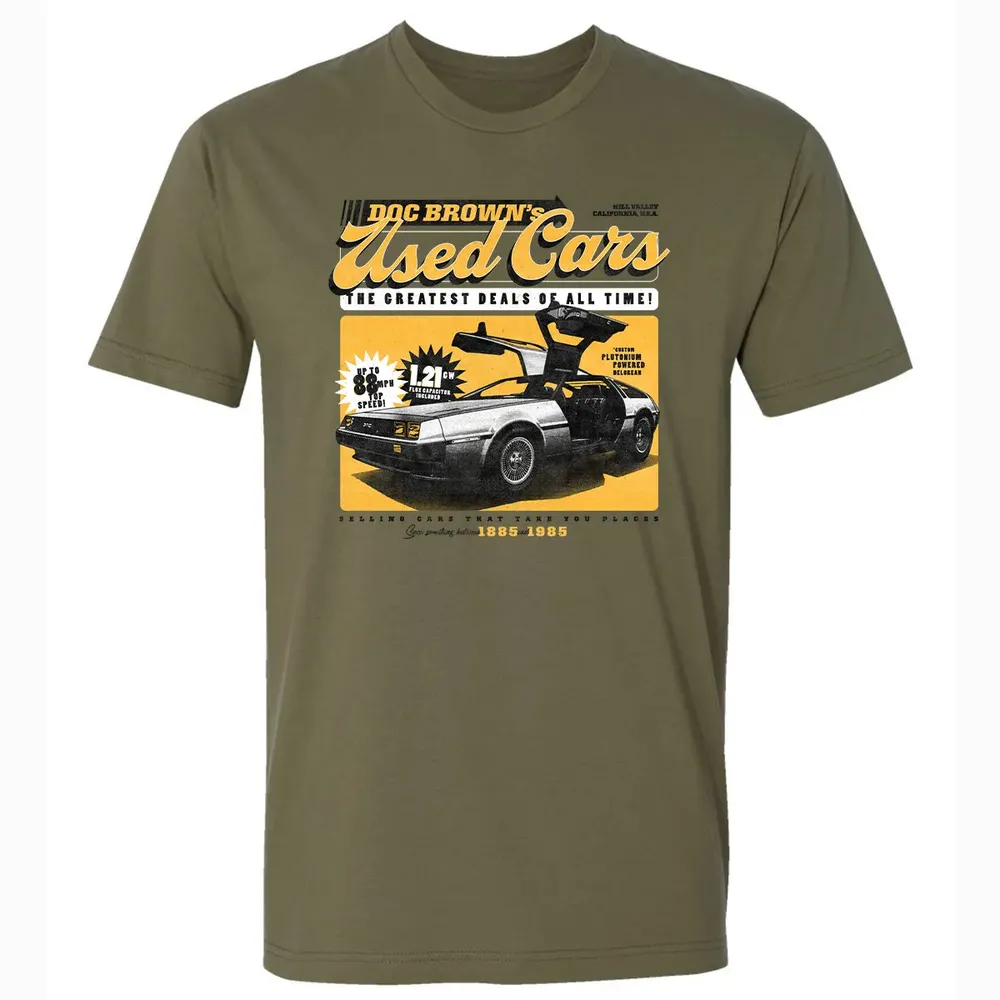 Doc Brownâ€™s Used Cars Premium Unisex T-shirt - 5