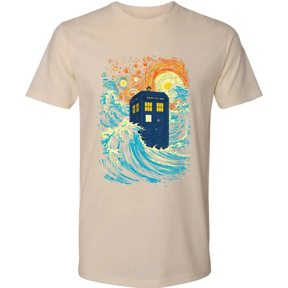 Starry Wave Blue Box Premium Unisex T-shirt - 13