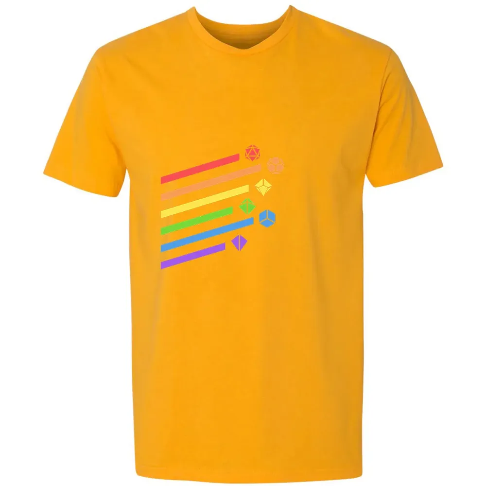Rainbow Dice Set Premium Unisex T-shirt - 11
