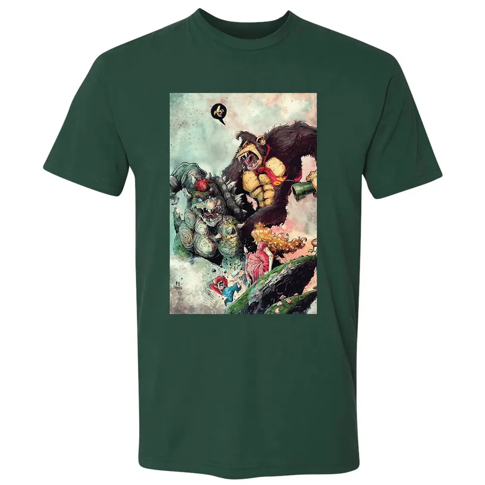 Bowser vs DK Kong Premium Unisex T-shirt - 12