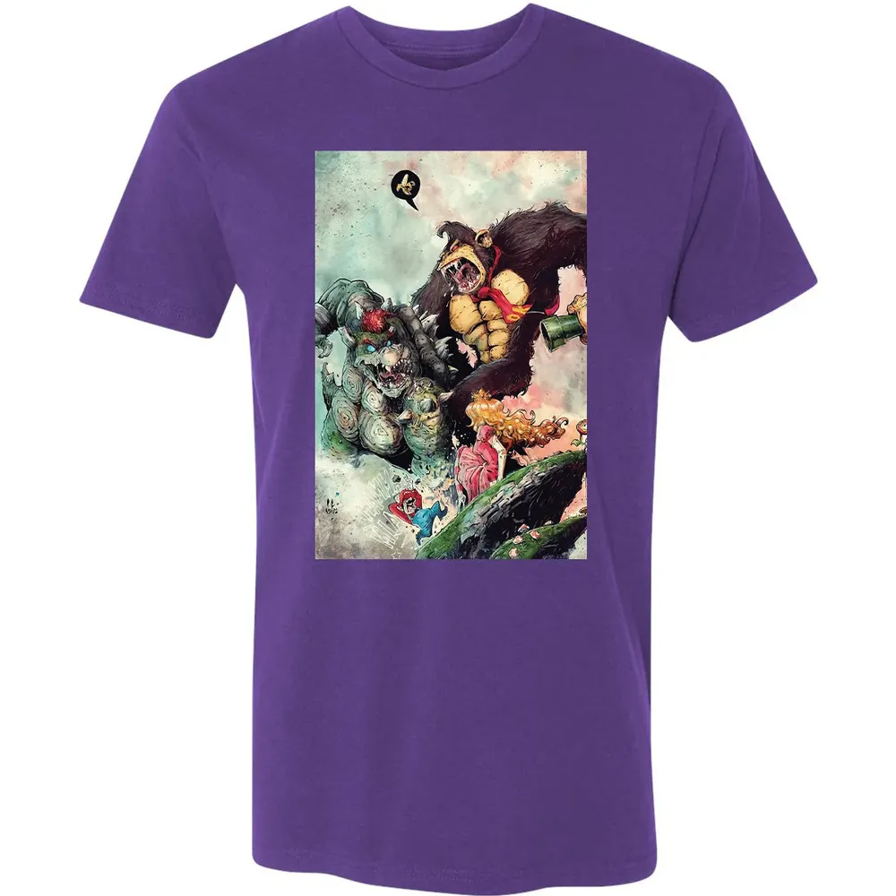 Bowser vs DK Kong Premium Unisex T-shirt - 7