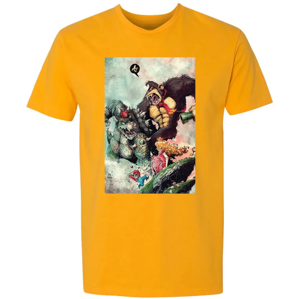 Bowser vs DK Kong Premium Unisex T-shirt - 11