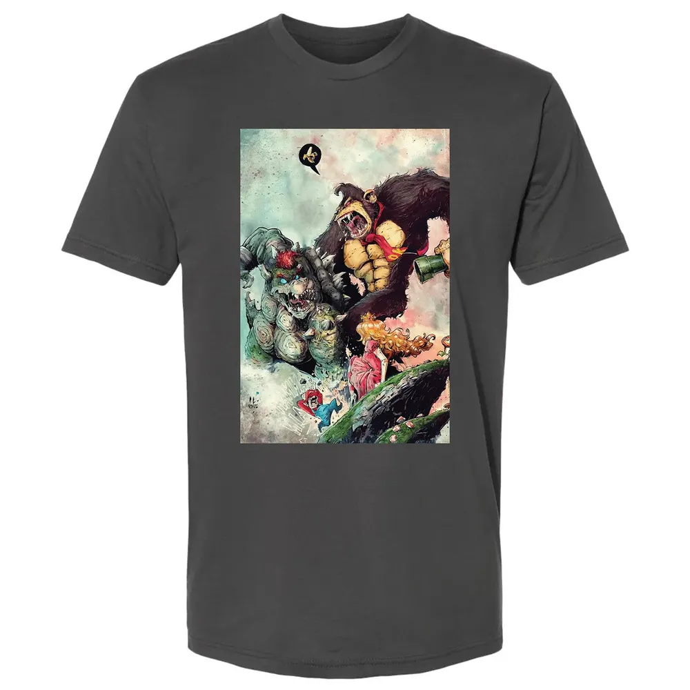 Bowser vs DK Kong Premium Unisex T-shirt - 8