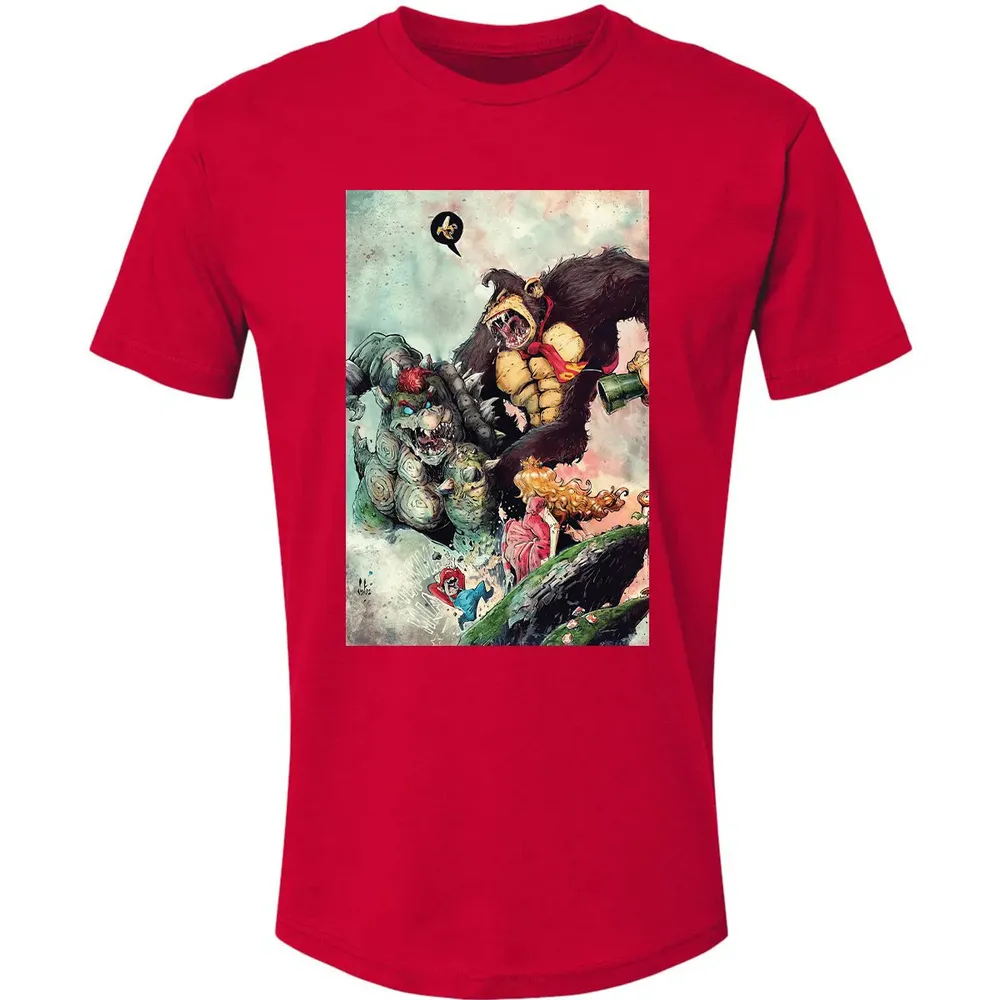 Bowser vs DK Kong Premium Unisex T-shirt - 6