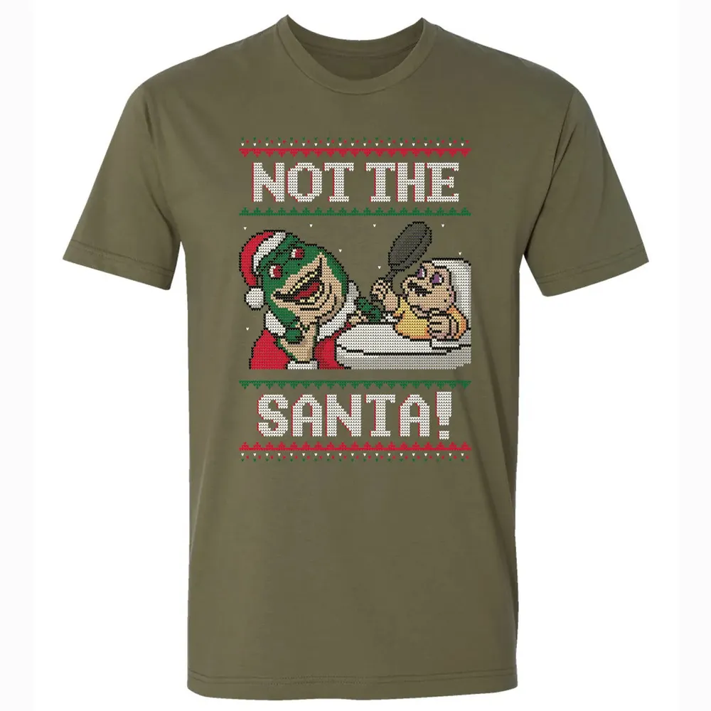 Not The Santa Premium Unisex T-shirt - 5