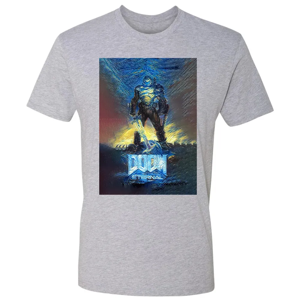 Doom Starry Night Premium Unisex T-shirt - 9