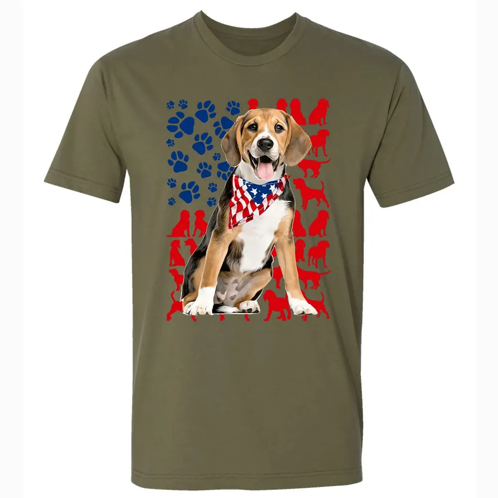 Beagles 4th Of July Premium Unisex T-shirt - 5