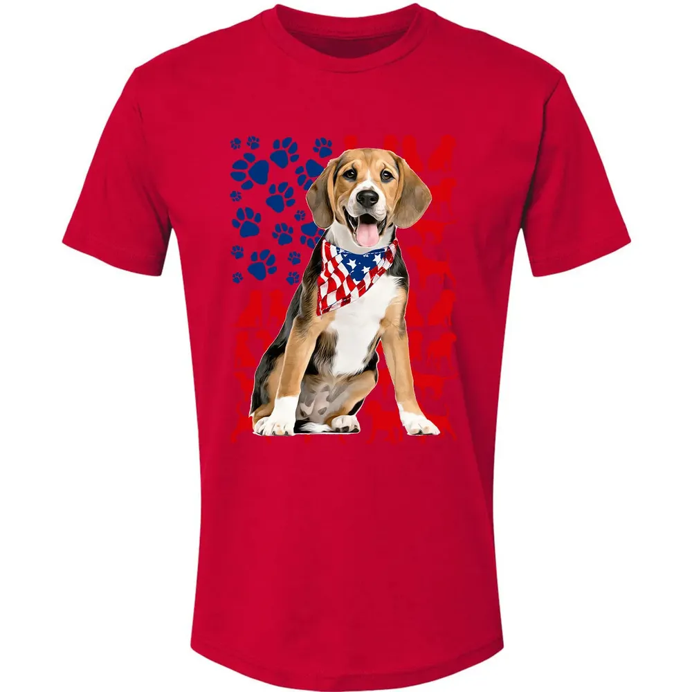 Beagles 4th Of July Premium Unisex T-shirt - 6