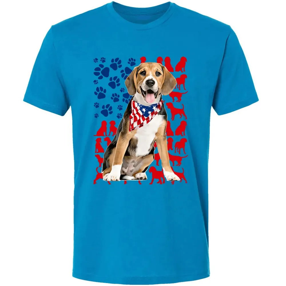Beagles 4th Of July Premium Unisex T-shirt - 4