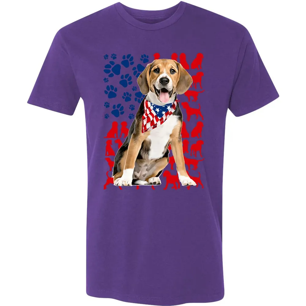 Beagles 4th Of July Premium Unisex T-shirt - 7