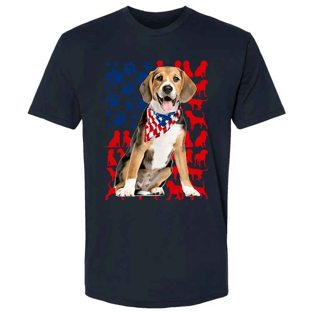 Beagles 4th Of July Premium Unisex T-shirt - 13
