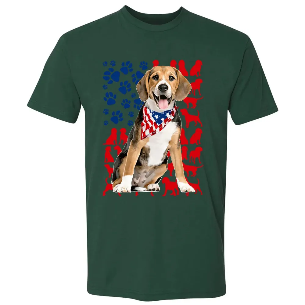 Beagles 4th Of July Premium Unisex T-shirt - 12