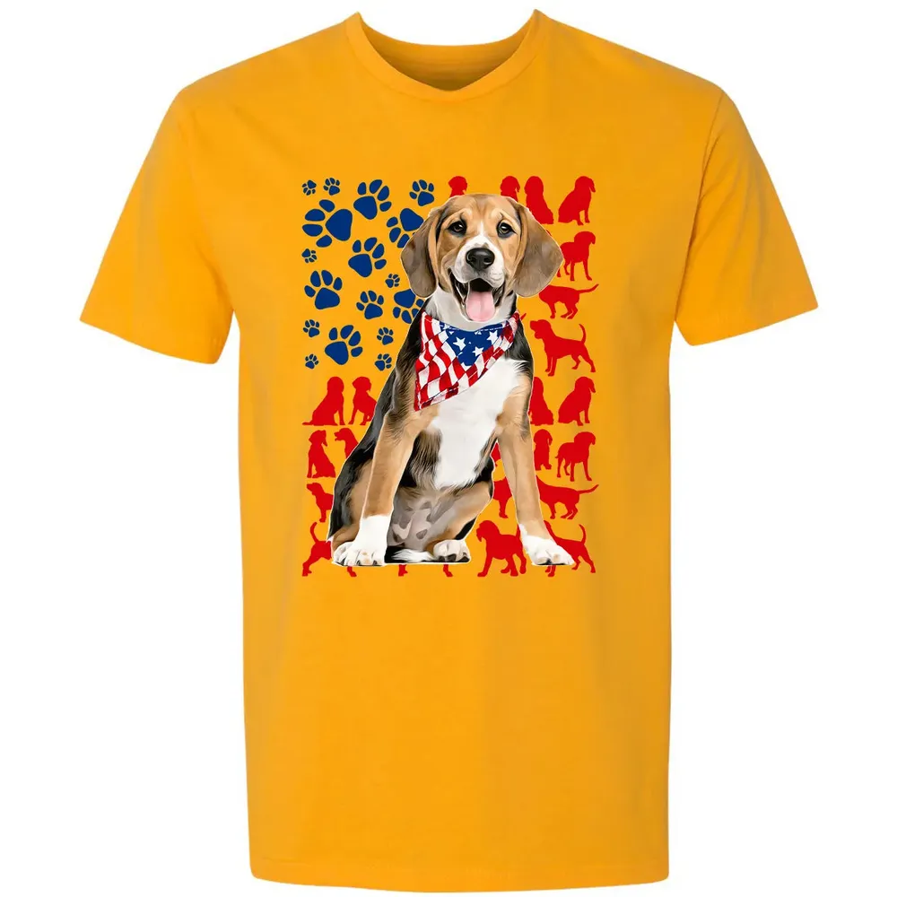 Beagles 4th Of July Premium Unisex T-shirt - 11